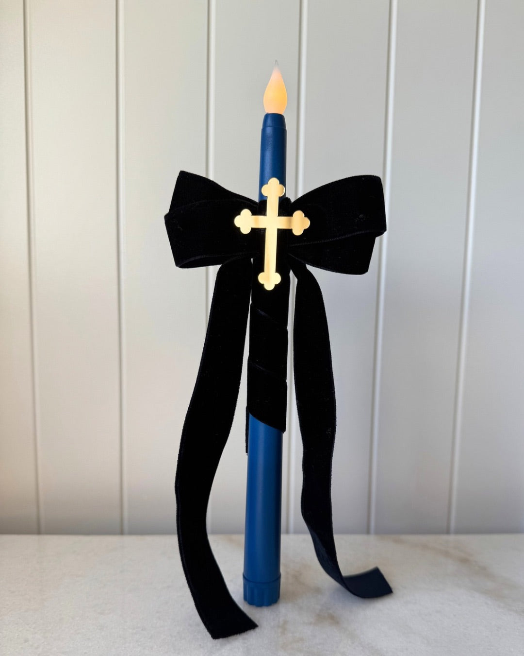 Flameless Easter Candle - Velvets