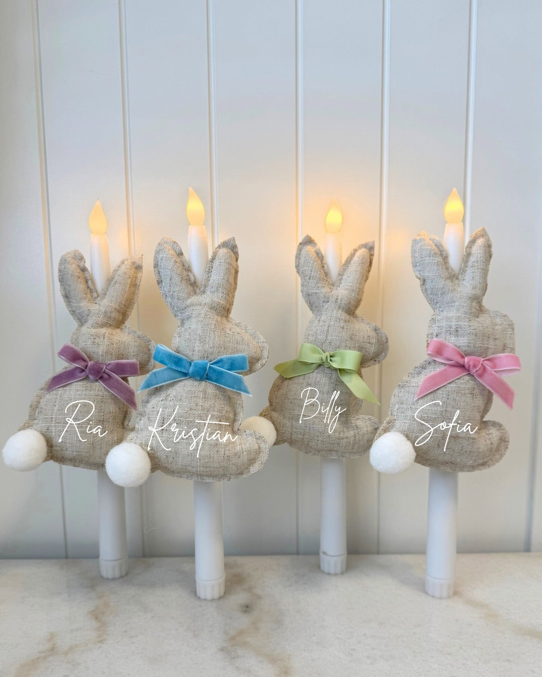 Flameless Easter Candles - Bunny