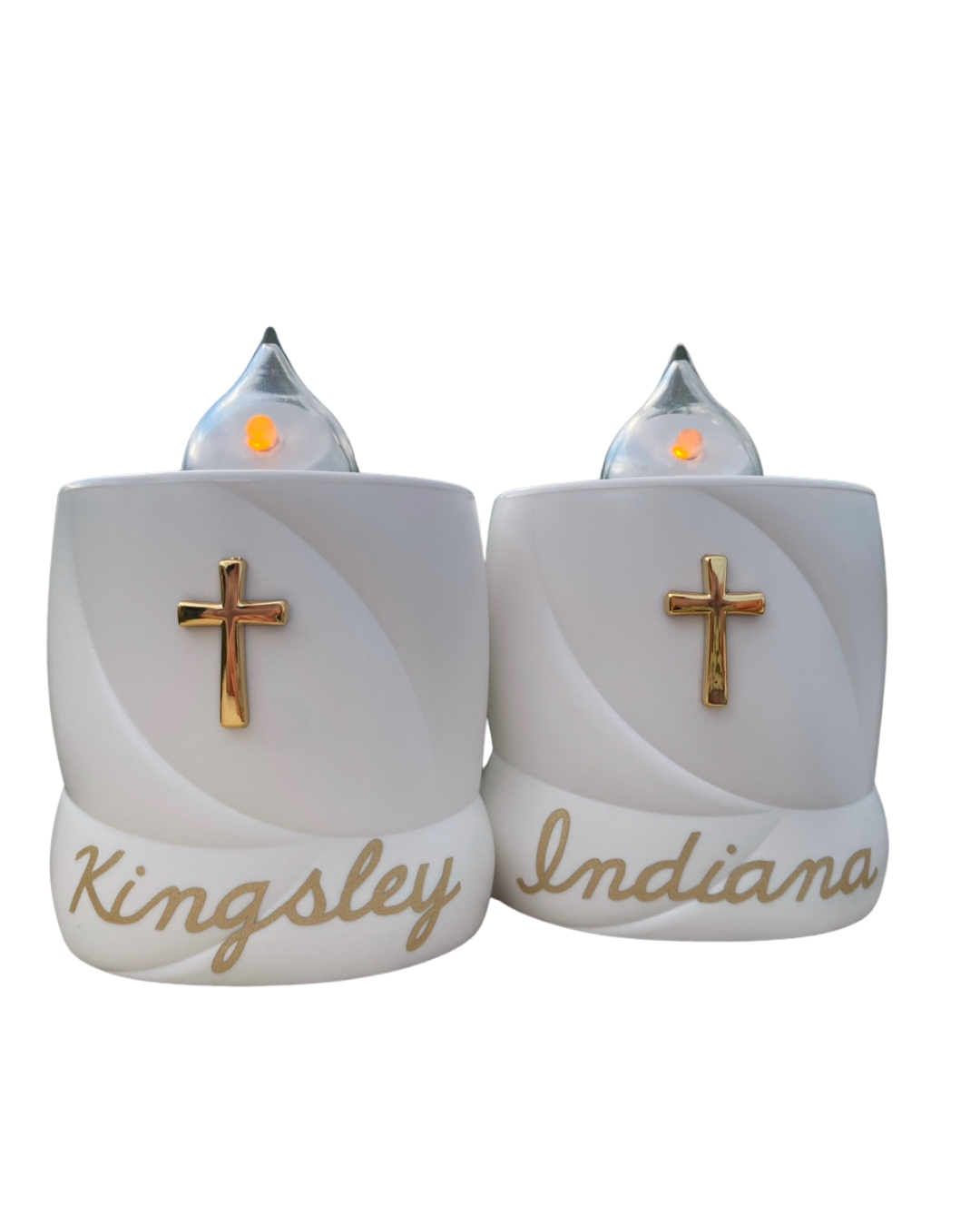 Modern Candle - White