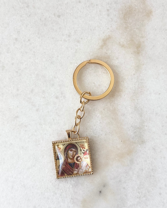 Panagia Keyring - Square