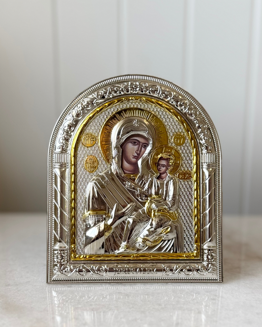 Orthodox icon of Mother Mary & Jesus- Large