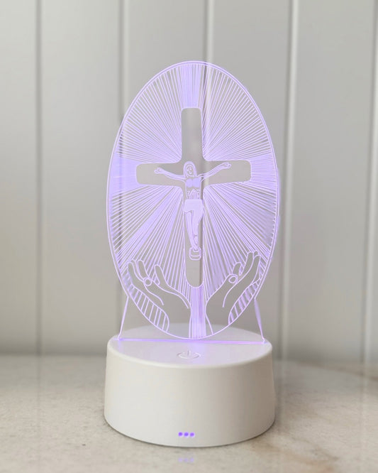 Jesus on the Cross - Light stand